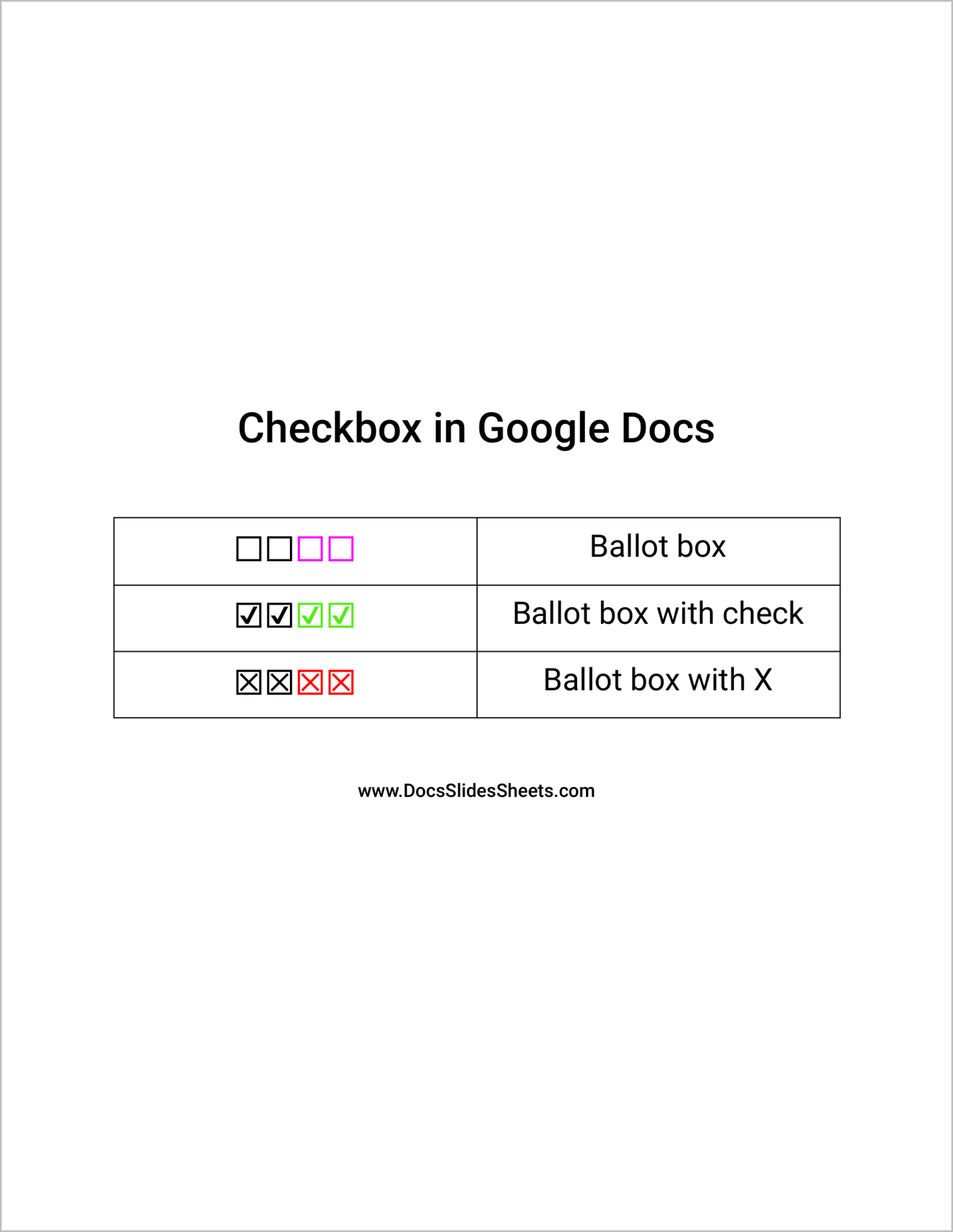 How to Insert a Checkbox in Google Docs (with screenshots!)