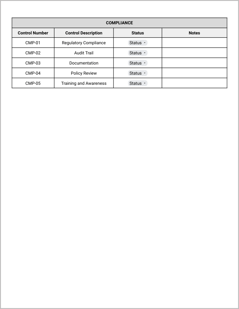 Free SOC 2 Compliance Checklist for Google Docs