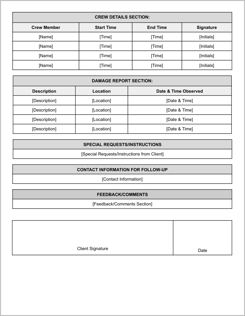 Free House Cleaning Checklist Template for Google Docs Preview-8