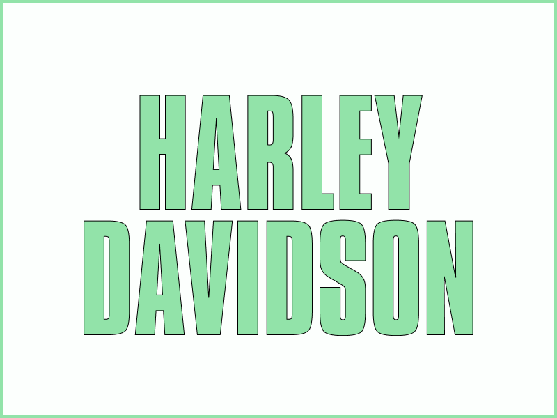 Harley Davidson Font