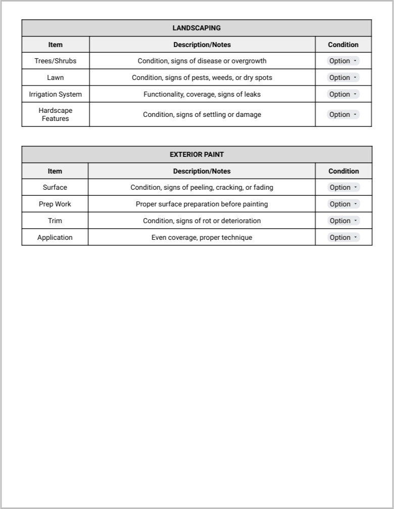 Home Inspection Checklist Template Preview-4