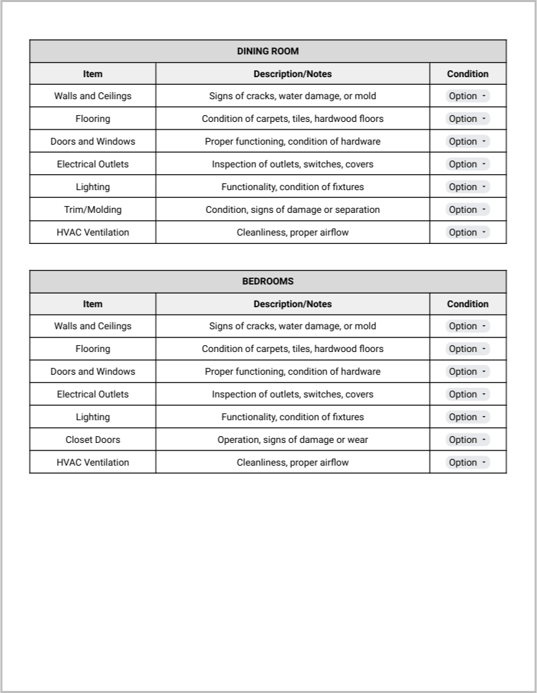 Home Inspection Checklist Template Preview-6