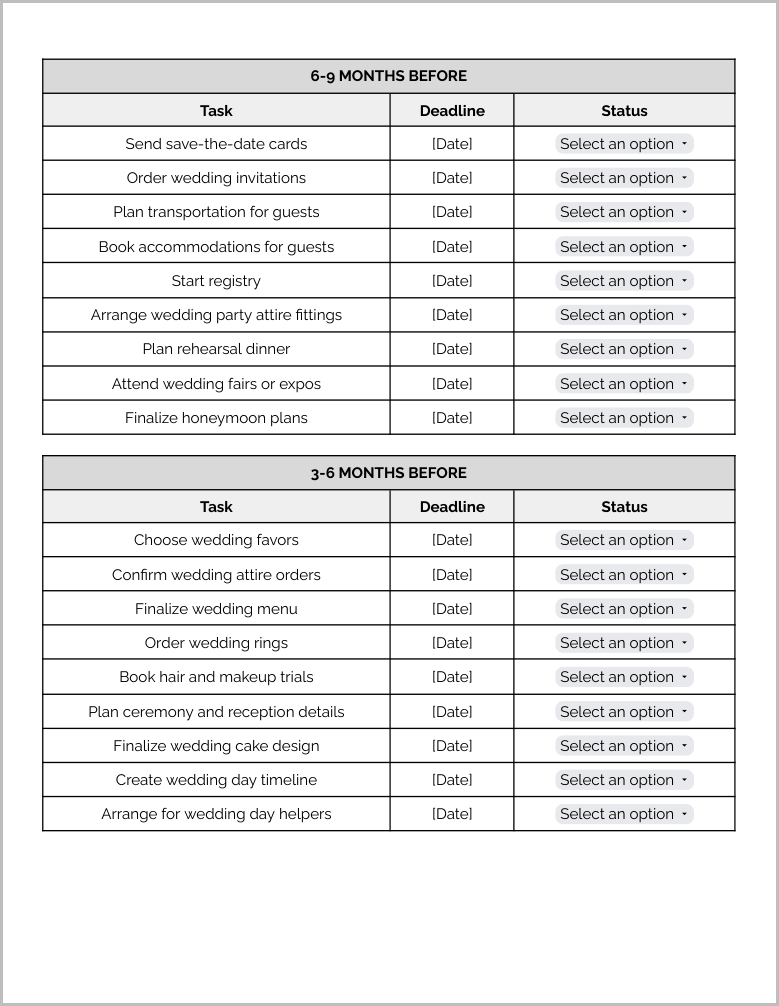 Wedding Checklist Template Preview-2
