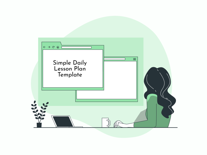 Simple Daily Lesson Plan Template