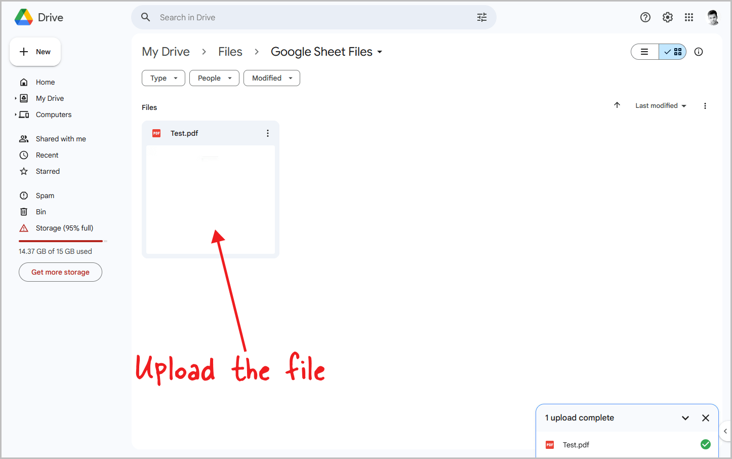 How to Insert a File into Google Sheets