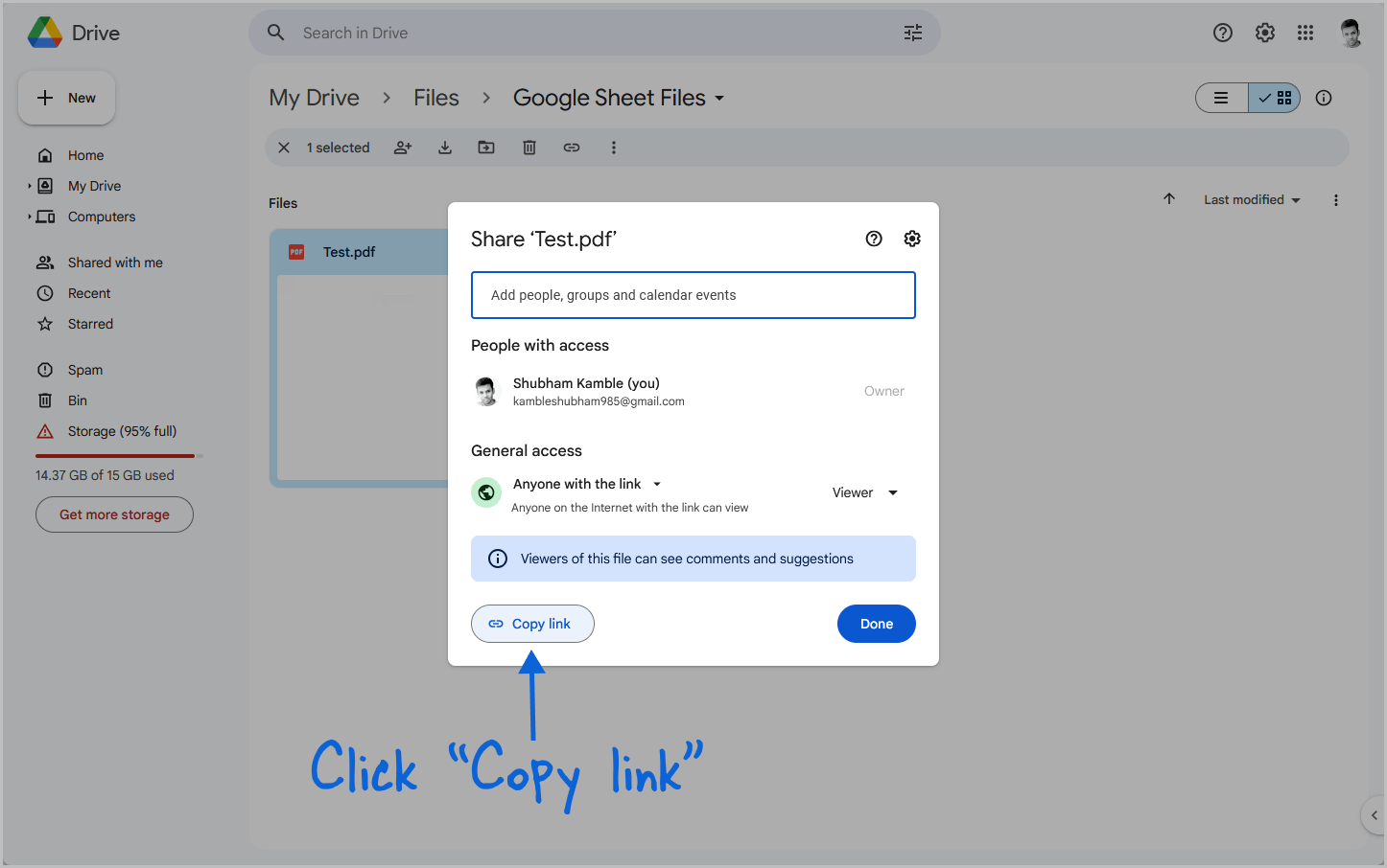 How to Insert a File into Google Sheets