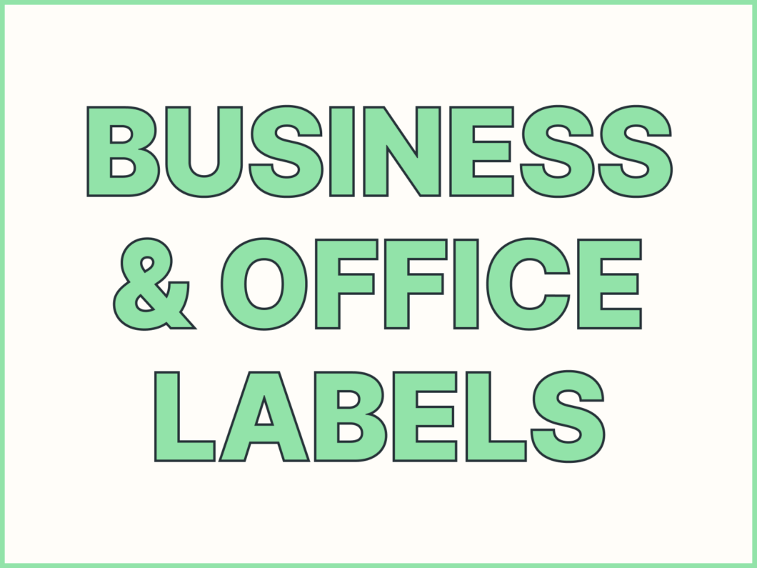 Free Business & Office Label Templates for Google Docs