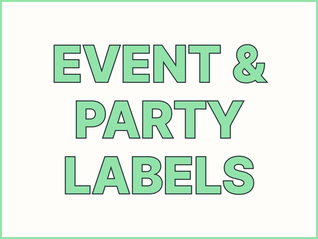 Free Event & Party Label Templates for Google Docs