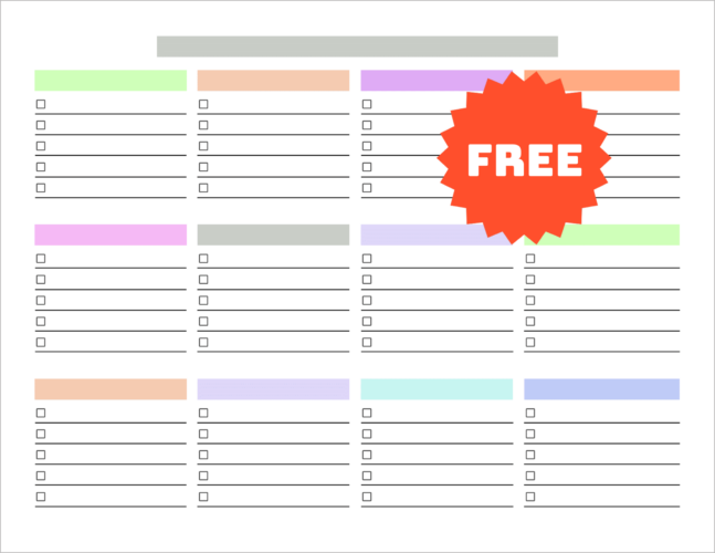Free Master Task List Template (Google Docs)