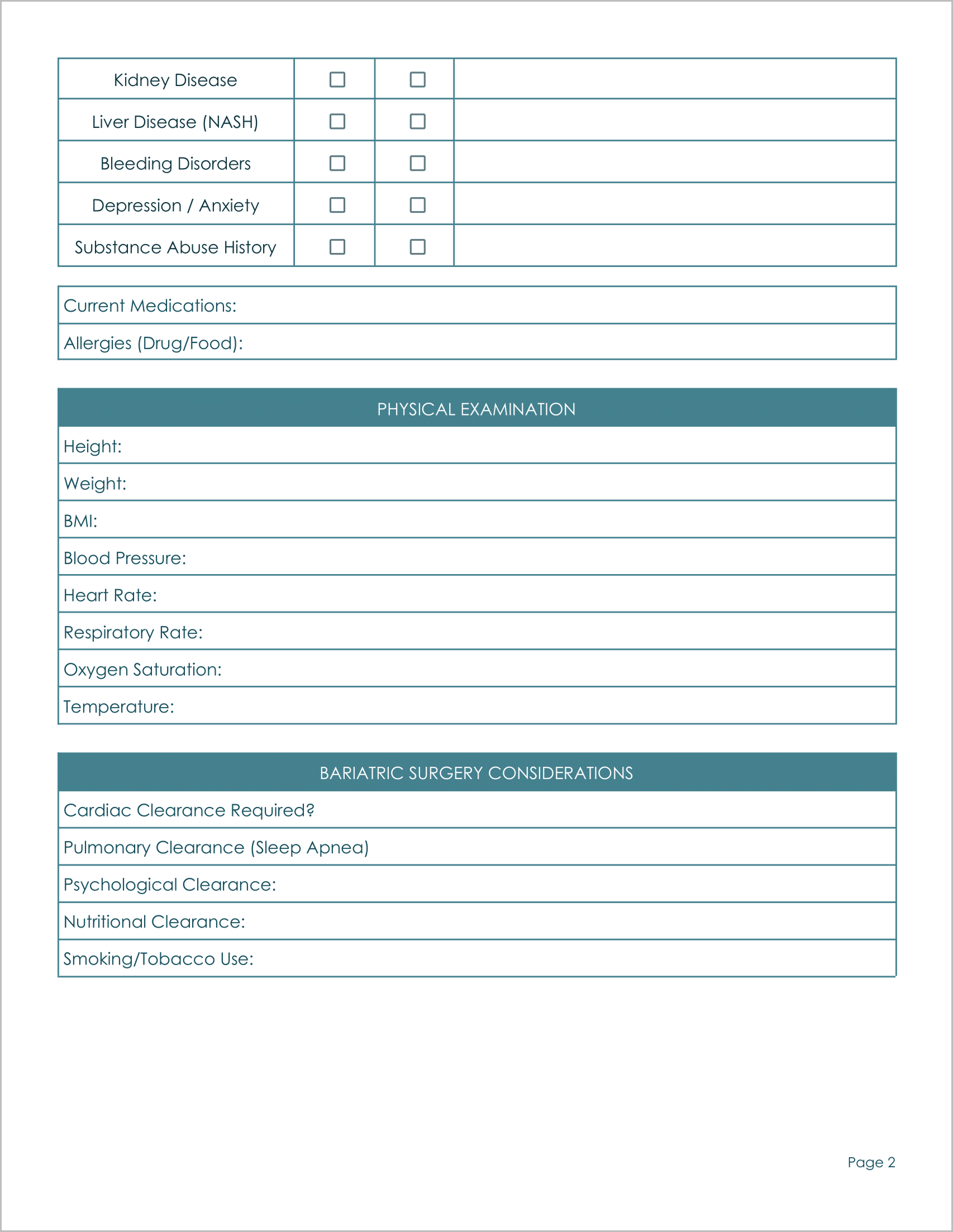 18 Must-Have Free Medical Clearance Forms for Surgery 18 Must-Have Free Medical Clearance Forms for Surgery