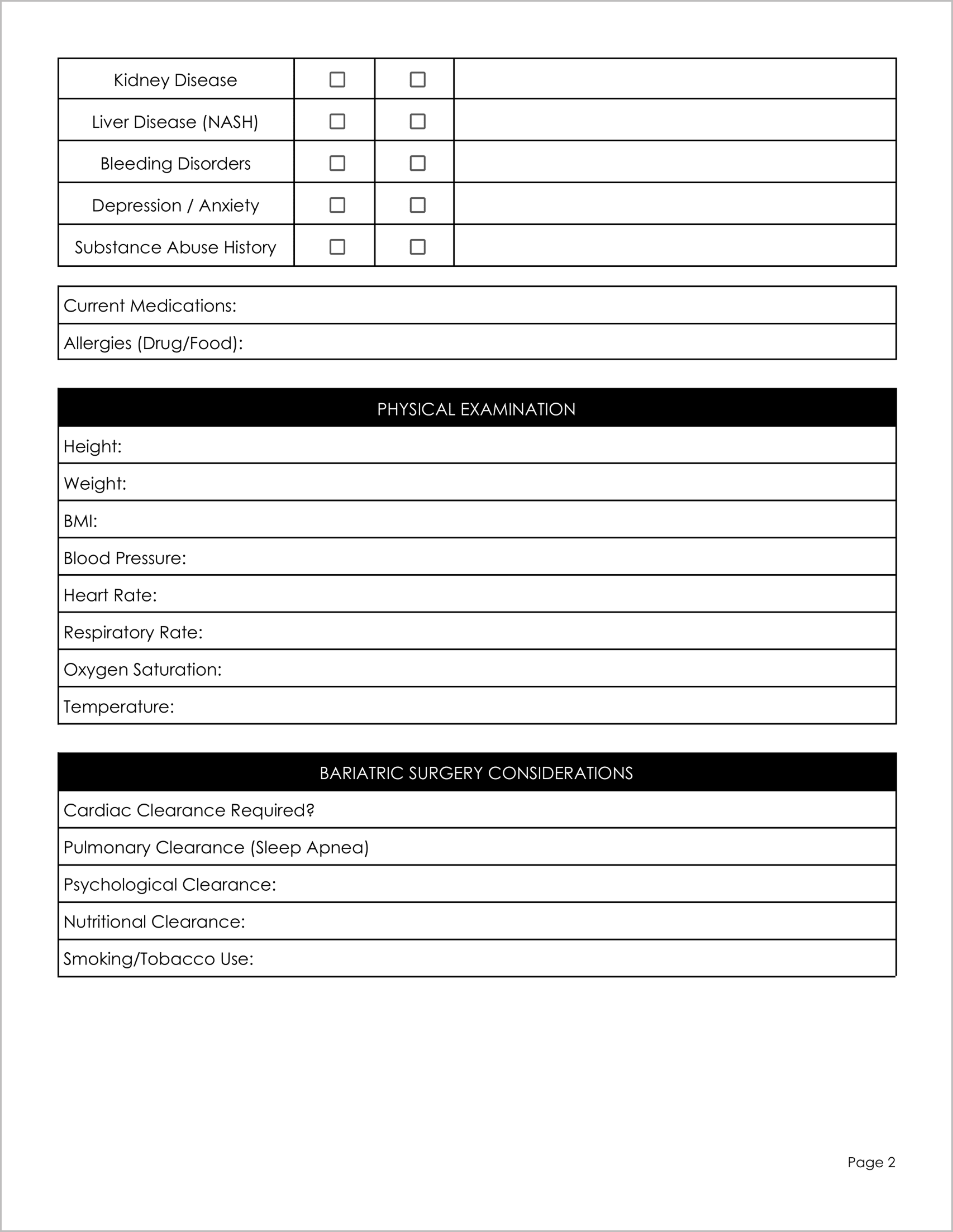 18 Must-Have Free Medical Clearance Forms for Surgery 18 Must-Have Free Medical Clearance Forms for Surgery