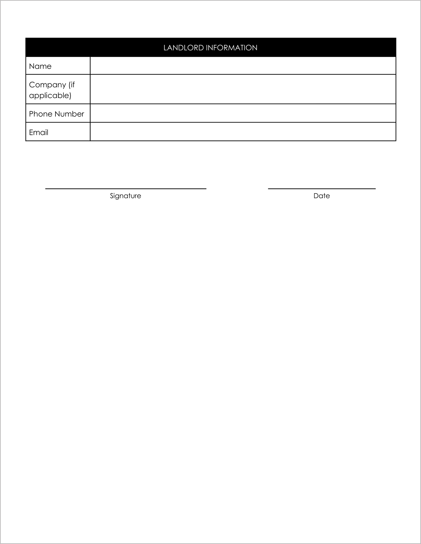 10 Free Must-Have Rental Verification Form Templates