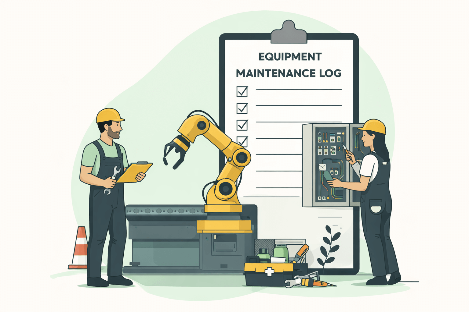 5 Free Equipment Maintenance Log Templates (PDF)