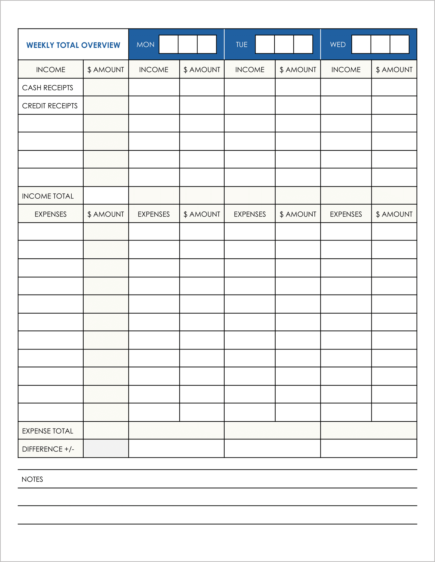Income and Expense Logs-5