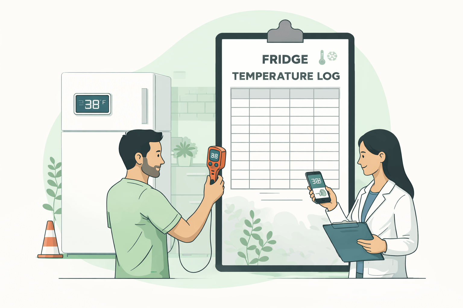 5 Free Fridge Temperature Log Templates