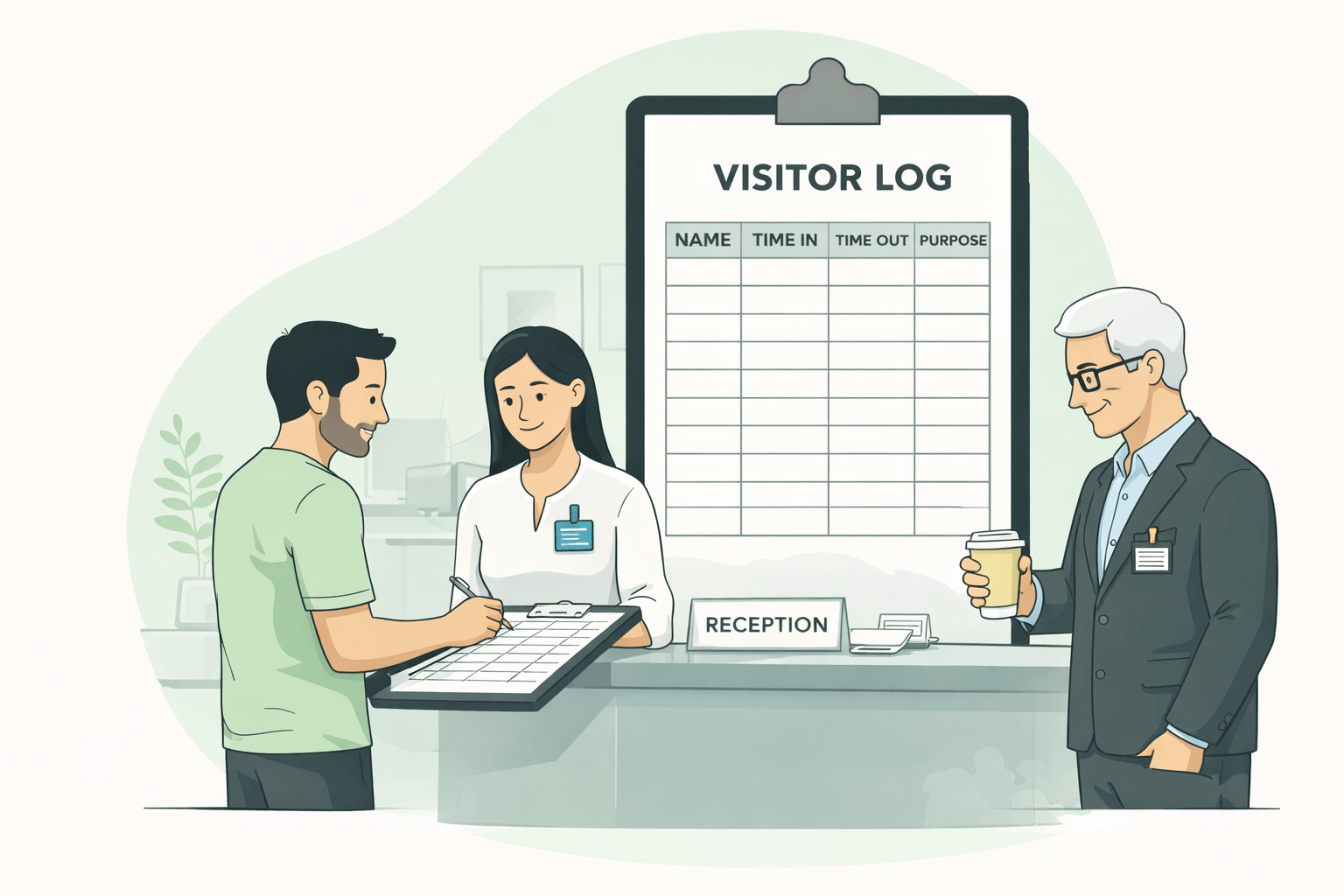 5 Free Visitor Log Templates