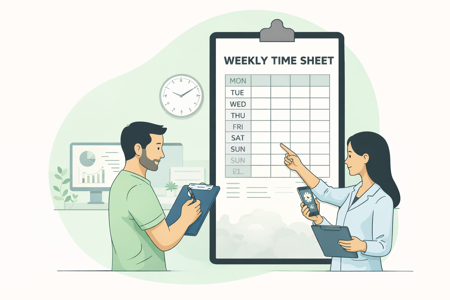 5 Free Weekly Time Sheet Log Templates