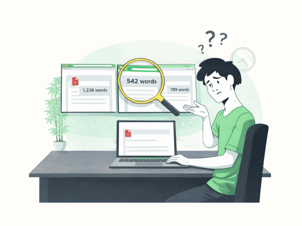 How to See Word Count on Google Docs for All Tabs