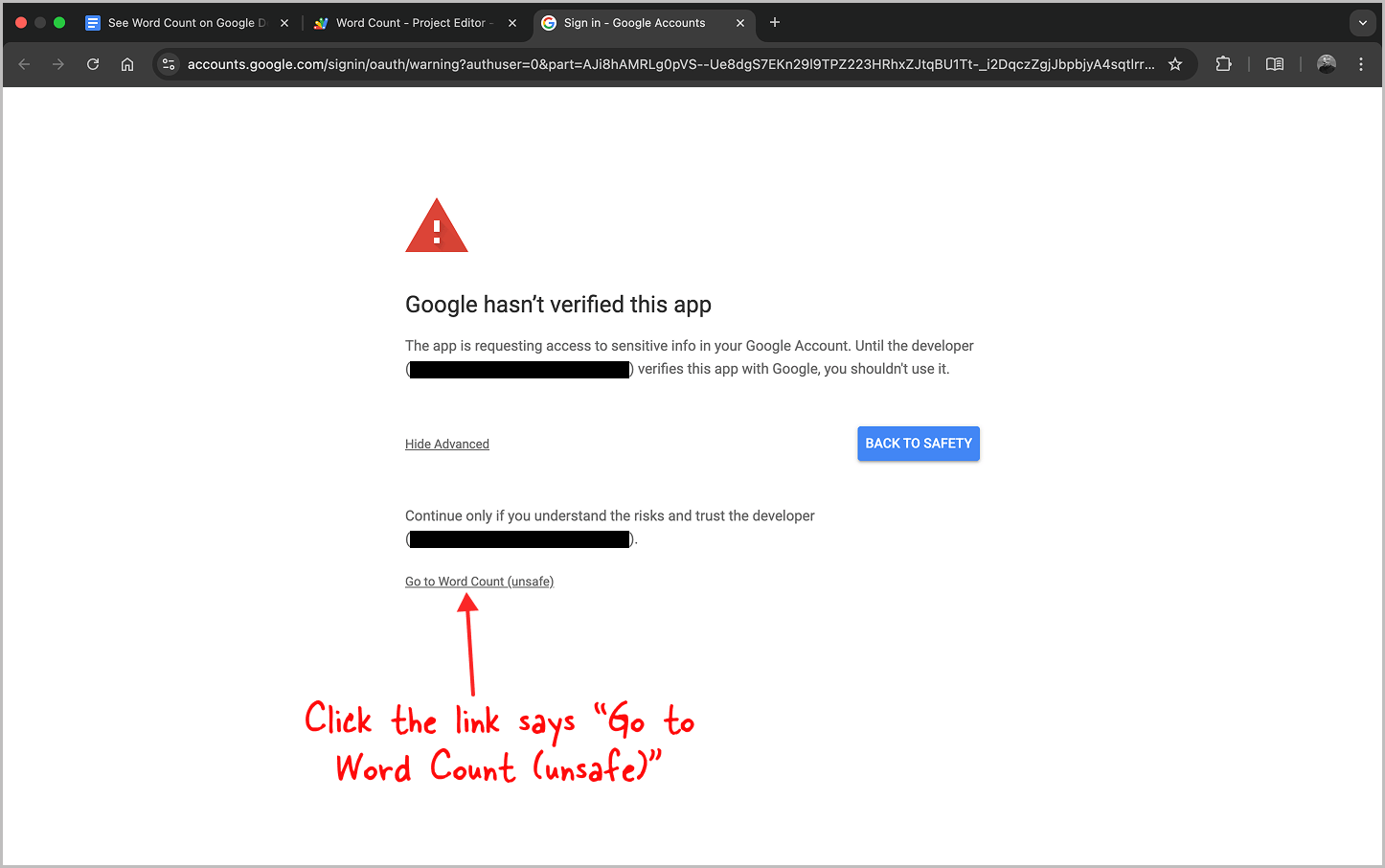How to See Word Count on Google Docs for All Tabs