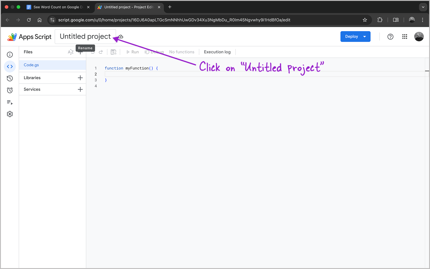 How to See Word Count on Google Docs for All Tabs