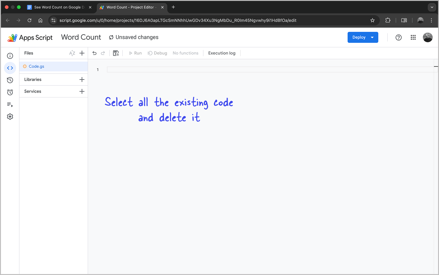 How to See Word Count on Google Docs for All Tabs