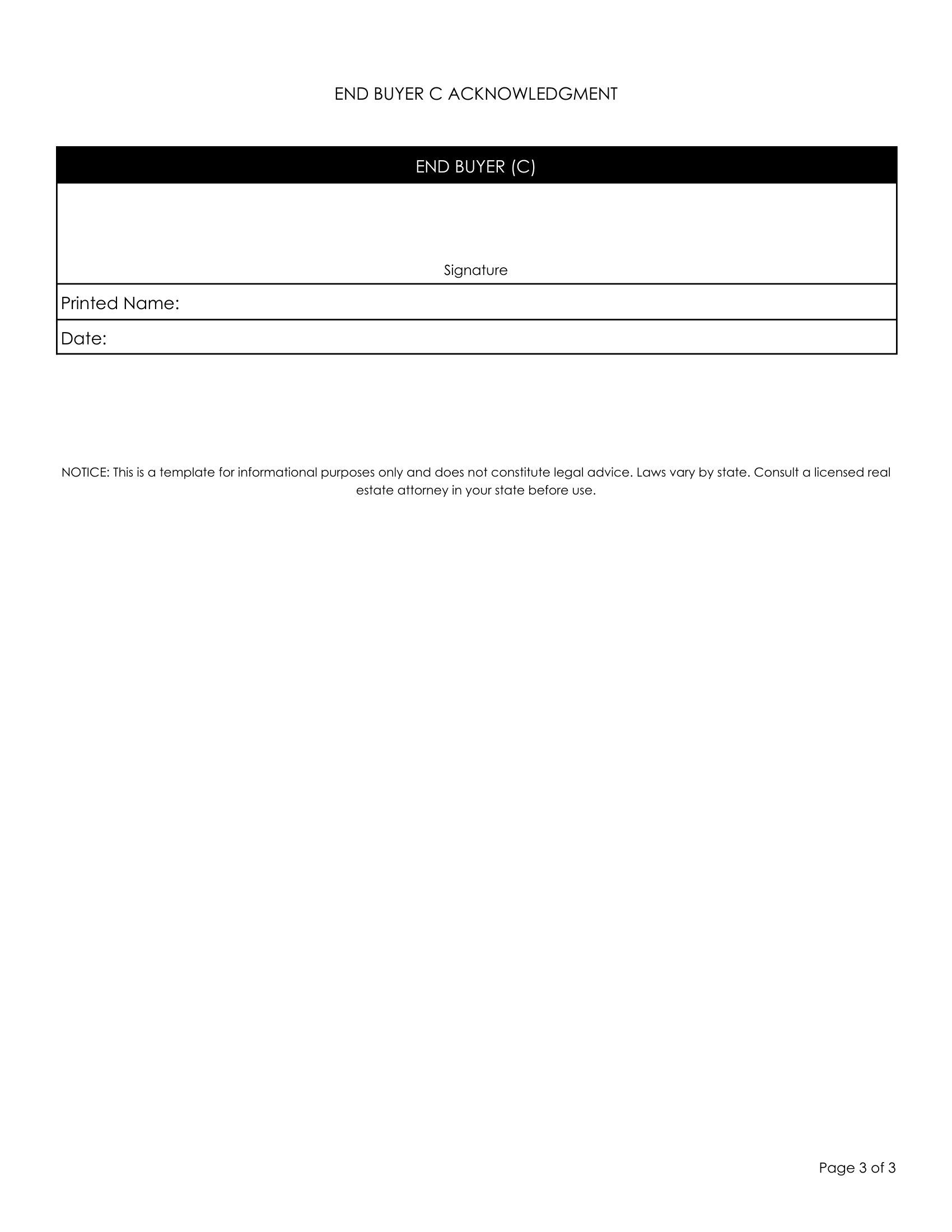 4. Double / Simultaneous Closing Agreement