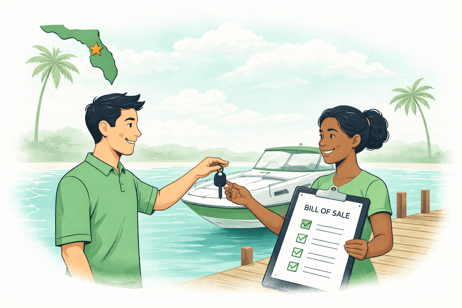 Free Florida Boat Bill of Sale Template