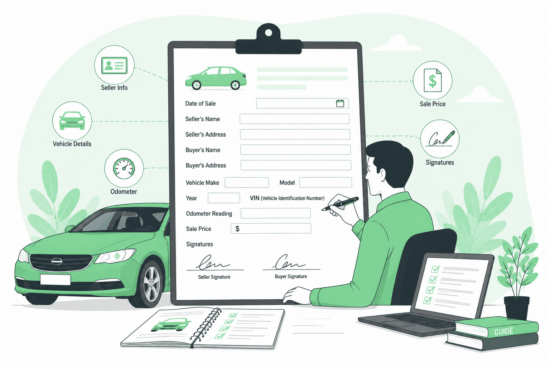 How to Fill Out a Motor Vehicle Bill of Sale